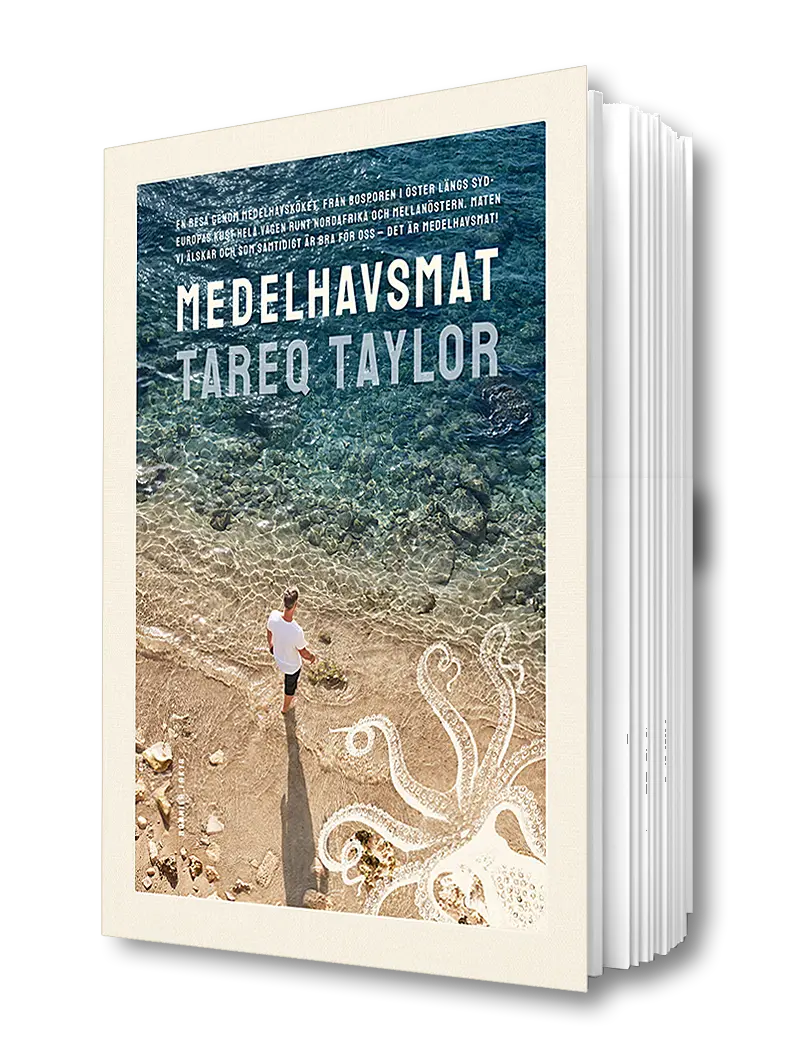 Boken "Medelhavsmat" av Tareq Taylor.